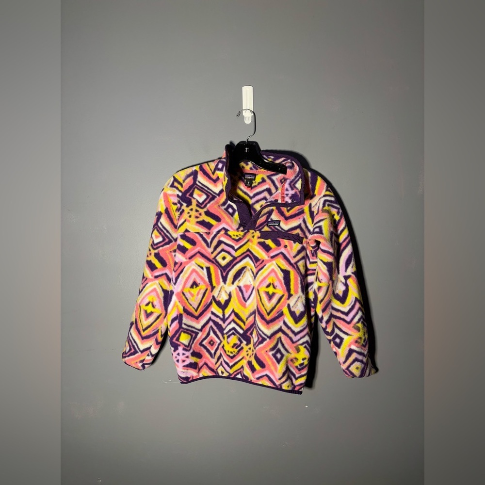 Patagonia Synchilla Snap-T Fleece Pullover Girls Size 14 - Picture 2 of 4